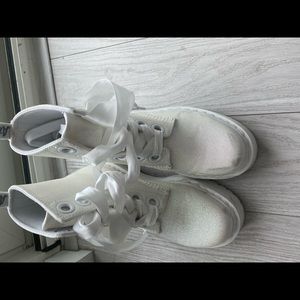 White sparkle dr martens